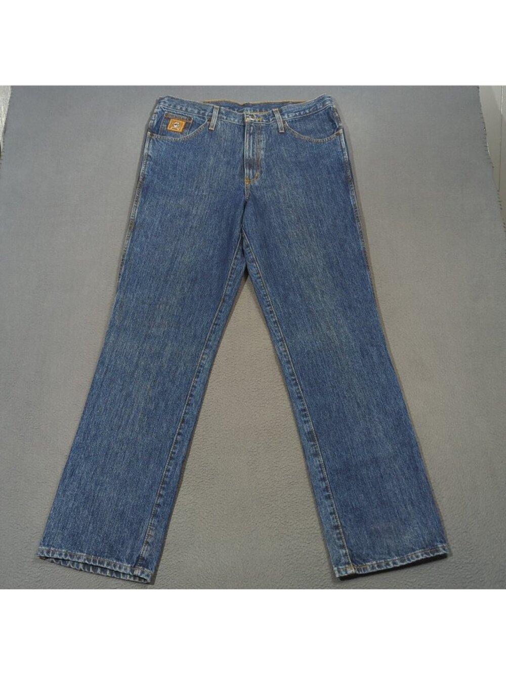 Cinch Jeans Men's 35x34 Blue Western Denim Bronze Label Slim Tapered